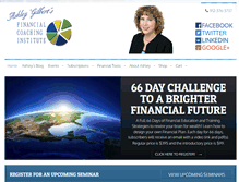 Tablet Screenshot of financialcoachinginstitute.com